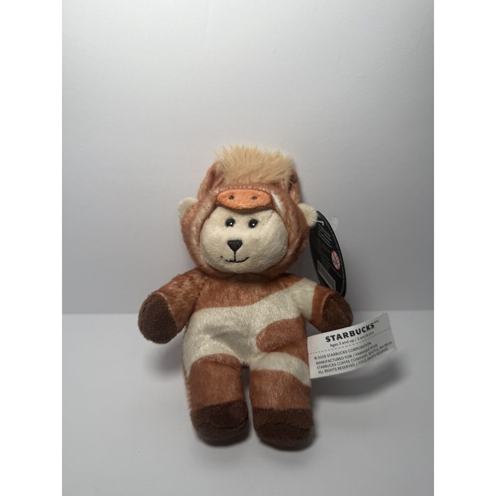 Starbucks 2026 Year of The Horse Bearista Bear Keychain Lunar New Year BNWT